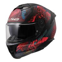 LS2 Helmet FF808 Stream II Jungle Helmet Matte Black/Pink/Blue