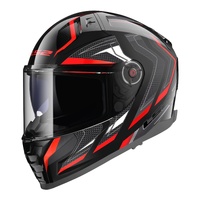 LS2 Helmet FF811 Vector II Alizer Black/Metal Red