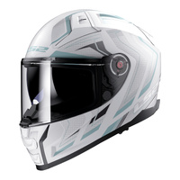 LS2 Helmet FF811 Vector II Alizer Matte White/Silver