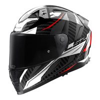 LS2 Helmet FF811 Vector IIC Savage Helmet White/Red/Grey