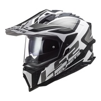 LS2 Helmet MX701 Explorer Alter HPFC Helmet Matte Black/White