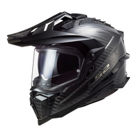 LS2 Helmet MX701 Explorer Carbon Helmet Gloss Carbon