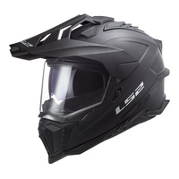 LS2 Helmet MX701 Explorer Solid Helmet HPFC Matte Black