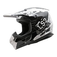 LS2 Helmet MX706 COZ Hyde Helmet Black/White
