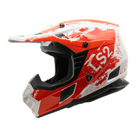 LS2 Helmet MX706 Coz Hyde Helmet Red/White