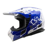 LS2 Helmet MX706J COZ Hyde Junior Helmet Blue/White