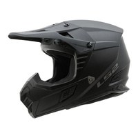 LS2 Helmet MX706 COZ Helmet Matte Black