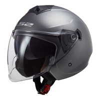 LS2 Helmet OF573 Twister II Single Mono Helmet Matte Titanium