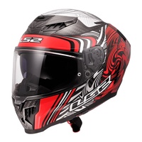 LS2 Helmet FF807 Dragon Enthum Black/Red