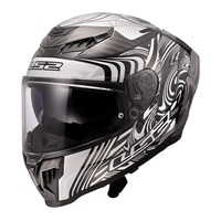 LS2 Helmet FF807 Dragon Enthum Black/Silver