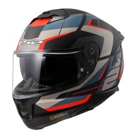 LS2 Helmet FF808 Stream II Road Matte Black/Blue