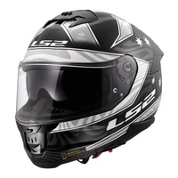 LS2 Helmet FF808 Stream II Galdam Black/White