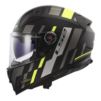 LS2 Helmet FF811 Vector II Tron Matte Black/Hi-Vis Yellow