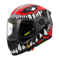 LS2 Helmet FF812 KID Punk Grey/Red
