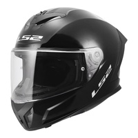 LS2 Helmet FF820 Rapid III Solid Gloss Black