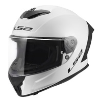LS2 Helmet FF820 Rapid III Solid Gloss White
