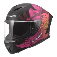 LS2 Helmet FF820 Rapid III Poppies II Black/Pink