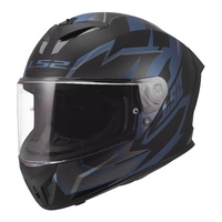 LS2 Helmet FF820 Rapid III Xtrem Black/Blue/Petrol