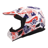 LS2 Helmet MX706J COZ Fantasy Junior Matte White/Red/Blue