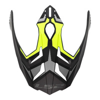 LS2 MX701 Focus Helmet Peak M. Titanium H V Yellow