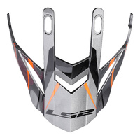 LS2 MX436 Pioneer Evo Peak Knight Titanium/Orange