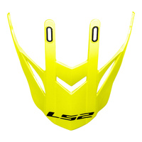 LS2 MX436 Pioneer Peak Solid Hi Vis Yellow