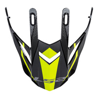 LS2 MX436 Pioneer Peak Ring Black/Titanium/Hi Vis