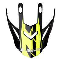 LS2 MX437 Fast Evo Peak Roar Black/Hi Viz Yellow