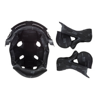 LS2 MX470 Subverter Liner/Cheek Pad Set Black (M)