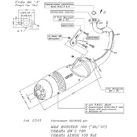 LeoVince Exhaust TOURING for Yamaha BW'S 100 1999-2001