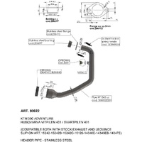 LeoVince Exhaust Header Pipes 80022