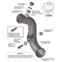 LeoVince Exhaust CAT Eliminator (Link Pipe) 80046