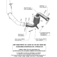 LeoVince Exhaust CAT Eliminator (Link Pipe) 8086
