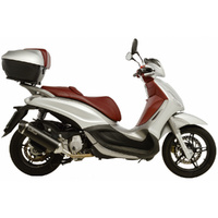 LeoVince Exhaust NERO for Piaggio BEVERLY 350 SPORT TOURING EURO 3 2011-2016