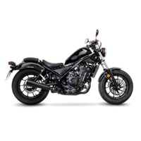 LeoVince Exhaust CLASSIC RACER Black Edition for Honda CMX 500 REBEL 2024-2026