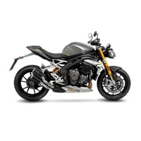 LeoVince Exhaust LV-10 Black Ed for Triumph SPEED TRIPLE 1200 RR/RS 2021-2024