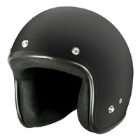 M2R Helmet 225 Flat Black With Peak 