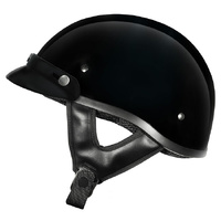 M2R Helmet Rebel Shorty Black With Peak