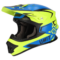 M2R Helmet EXO Unit Protech PC-2F Matt Blue HVS Blue