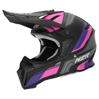 M2R Helmet X2.1 Youth Pulse PC-7F Pink Purple Black