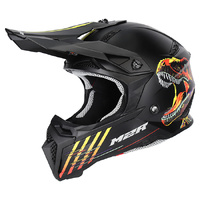 M2R Helmet X2.1 Youth T-Rex PC-1F Red