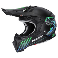 M2R Helmet X2.1 Youth T-Rex PC-2F Blue