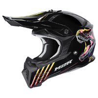 M2R Helmet X2.1 Youth T-Rex PC-7 Purple