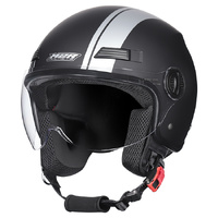 M2R Helmet Nimbus Stripe Black Silver PC-5F