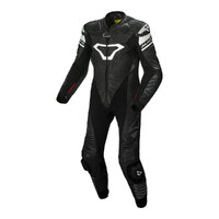Macna Suit Tracktix 1 Piece Black White