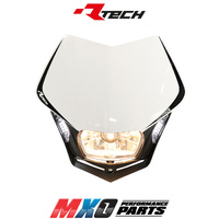 Rtech White V-Face Headlight with LED
