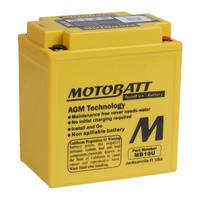Motobatt AGM Battery for Gilera FXR180 RUNNER SP GRIMECA 1999-2002