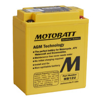 Motobatt AGM Battery for Aprilia 100 SCARABEO (4T) 2002-2005