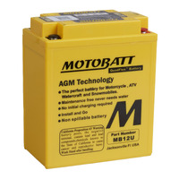 Motobatt AGM Battery for Aprilia 150 LEONARDO 1997-2005