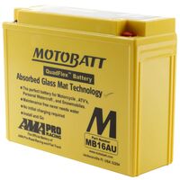 Motobatt MB16AU AGM Battery